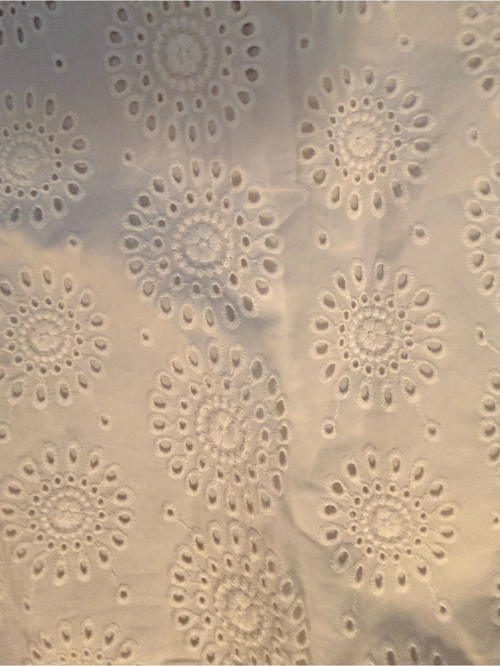 On 34th Classic White Eyelet Midi Dress for Women - Picture 4 of 8